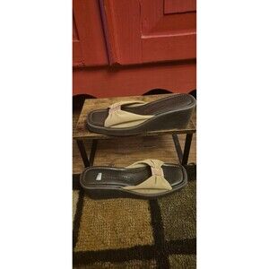 DONALD J PLINER 9.5 Mesh Top Open Toe Platform Wedge Sandal Beach of Spain $250